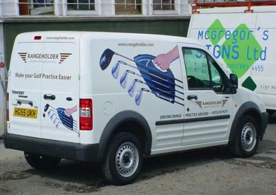 Vehicle livery by McGregor’s Signs.